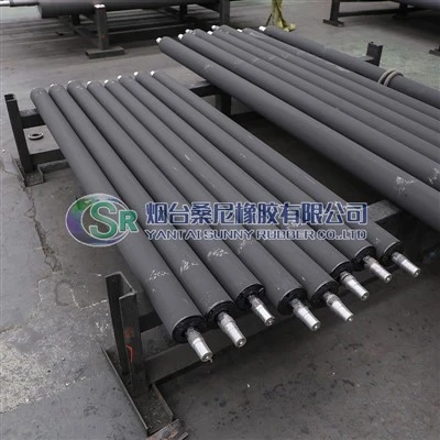 Penggelek Idler Conveyor Bertutup Getah